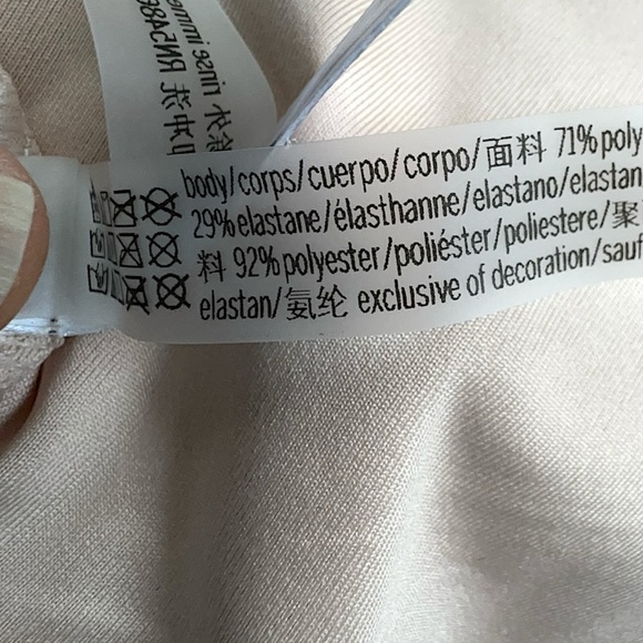 NWT VICTORIA’S SECRET CROPPED TEE BIKINI TOP ANIMAL PRINT BLACK & CREAM | MEDIUM - Picture 7 of 10